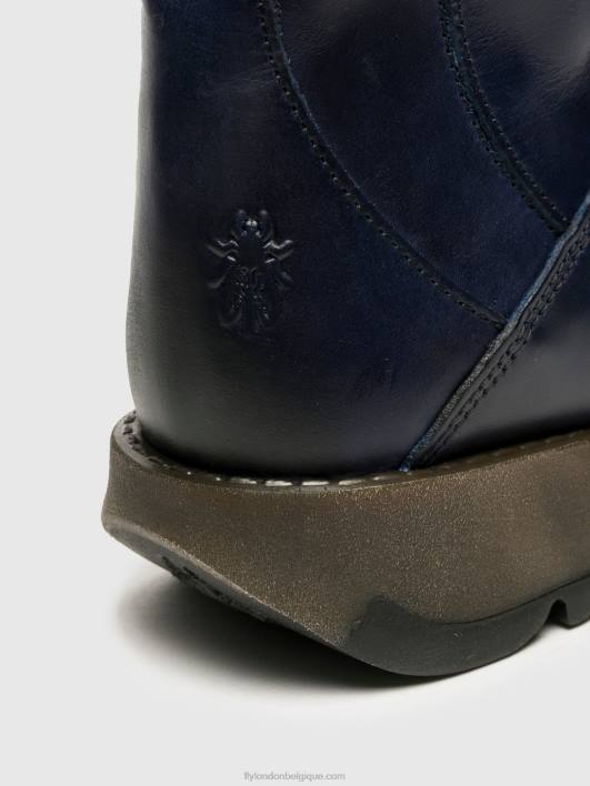 bottes à boucle mes 2 Fly London femmes bleu 0FBB351