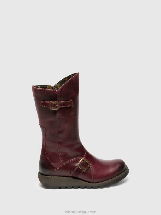 bottes à boucle mes 2 Fly London femmes violet 0FBB349