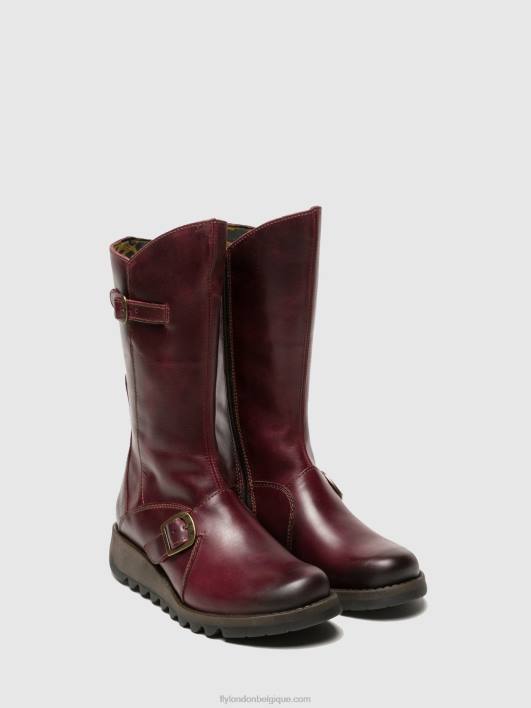 bottes à boucle mes 2 Fly London femmes violet 0FBB349