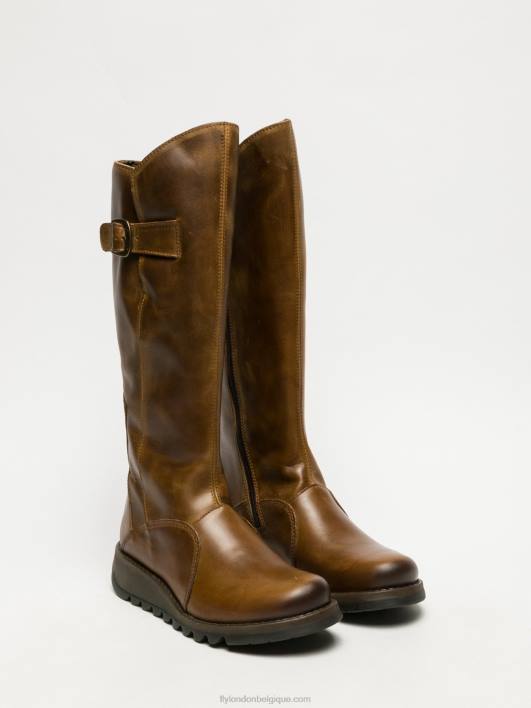 bottes zippées mol 2 Fly London femmes chameau 0FBB352