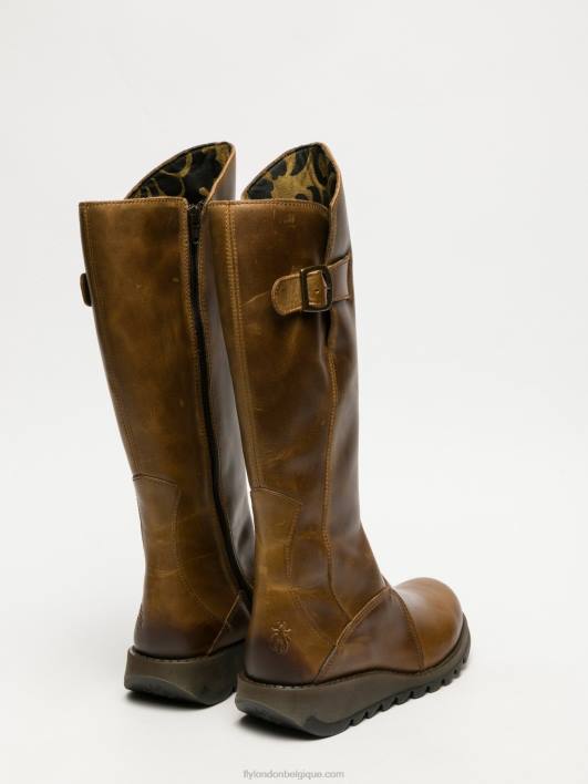 bottes zippées mol 2 Fly London femmes chameau 0FBB352