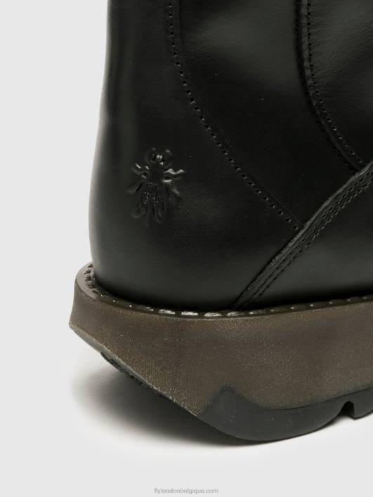 bottes zippées mol 2 Fly London femmes noir 0FBB353