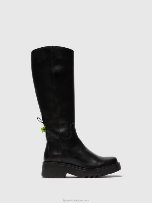 bottes zippées mynt908 Fly London femmes noir 0FBB302