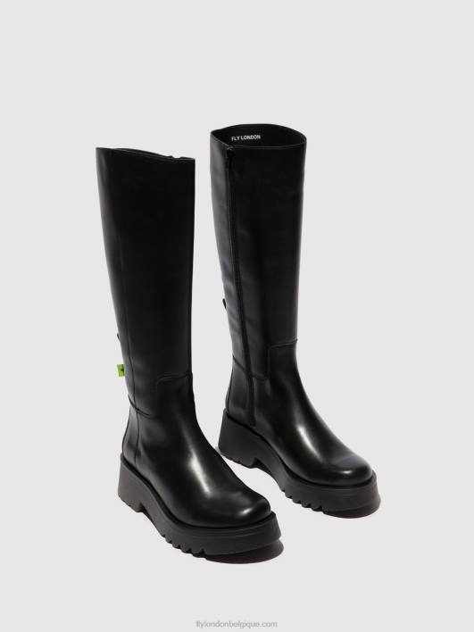 bottes zippées mynt908 Fly London femmes noir 0FBB302