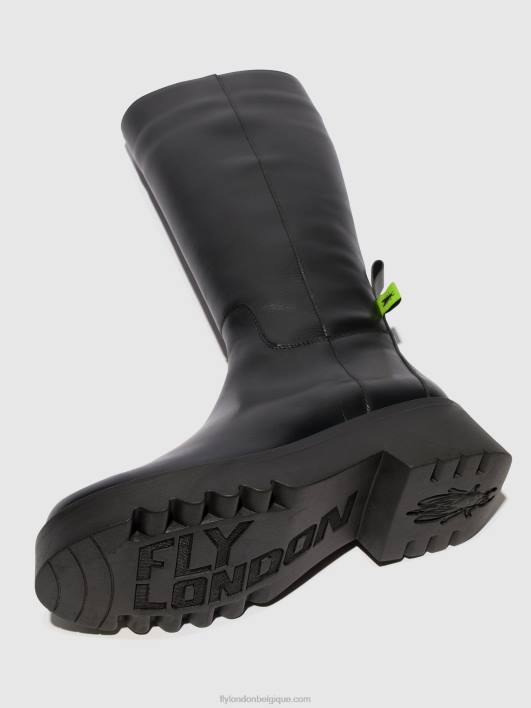 bottes zippées mynt908 Fly London femmes noir 0FBB302