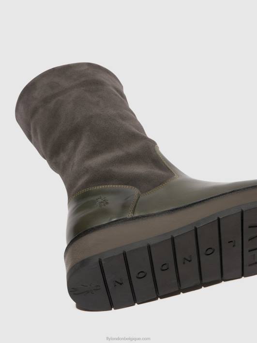 bottes zippées rula083 Fly London femmes diesel (rose) 0FBB298
