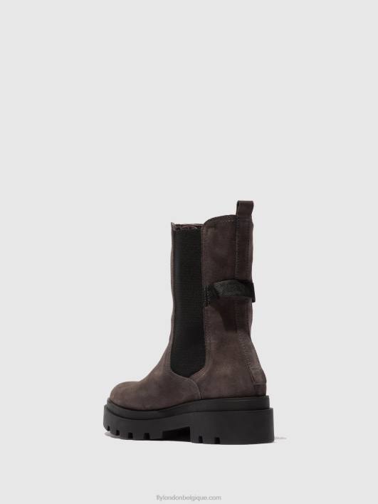 bottes chelsea judy819 Fly London femmes gris daim 0FBB333