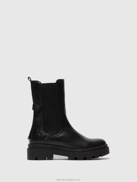 bottes chelsea judy819 Fly London femmes nappa noir 0FBB334