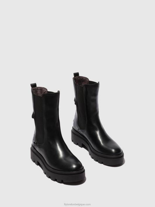 bottes chelsea judy819 Fly London femmes nappa noir 0FBB334