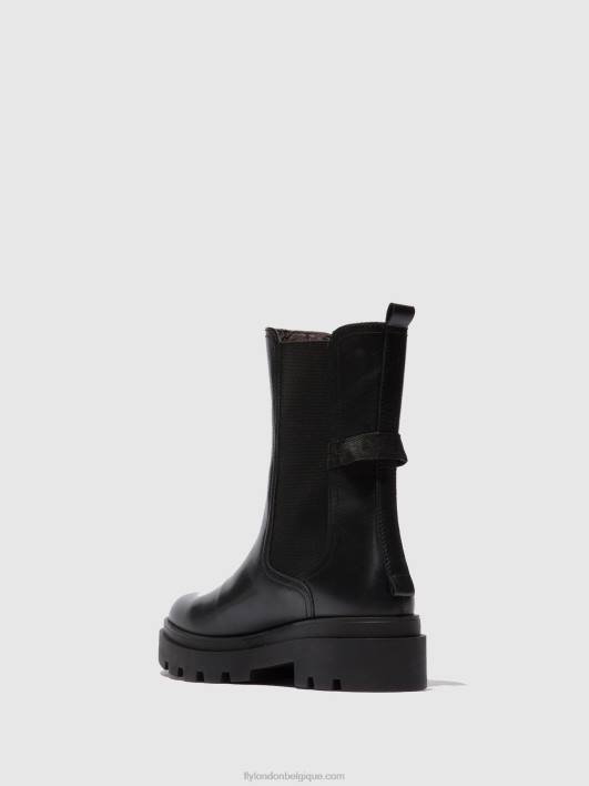 bottes chelsea judy819 Fly London femmes nappa noir 0FBB334