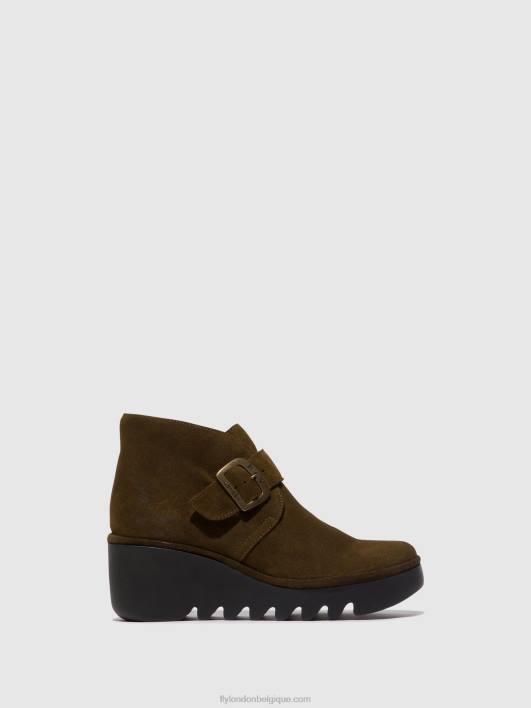 bottines à boucle birt397 Fly London femmes boue 0FBB153