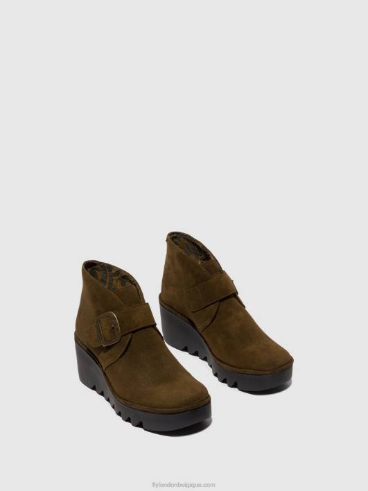 bottines à boucle birt397 Fly London femmes boue 0FBB153