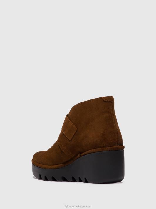 bottines à boucle birt397 Fly London femmes chameau 0FBB150
