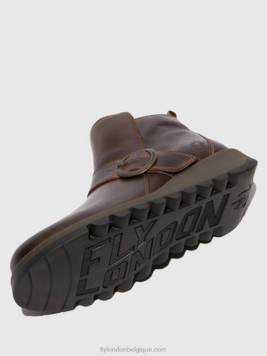 bottines à boucle sias812 Fly London femmes ns. brun 0FBB158