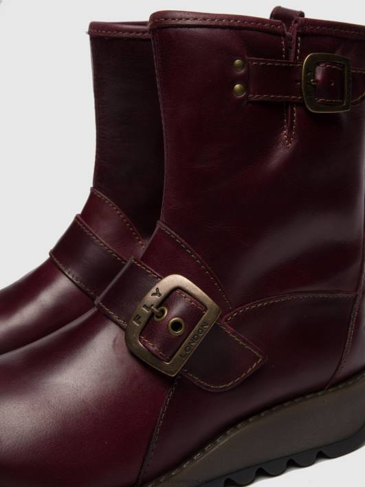bottines à boucle sino525 Fly London femmes violet 0FBB262