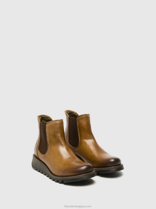 bottines chelsea Fly London femmes chameau salv 0FBB273