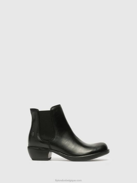 bottines chelsea Fly London femmes faire du noir 0FBB267