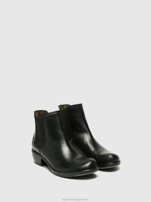 bottines chelsea Fly London femmes faire du noir 0FBB267