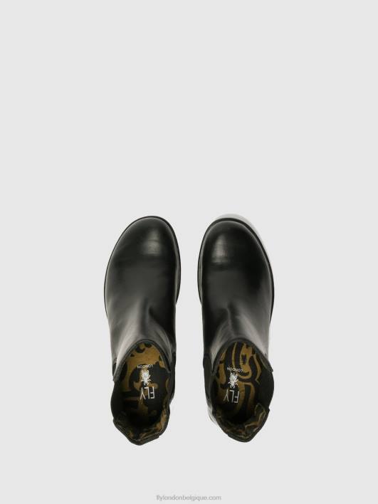 bottines chelsea Fly London femmes faire du noir 0FBB267