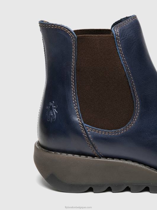 bottines chelsea Fly London femmes salv bleu 0FBB278