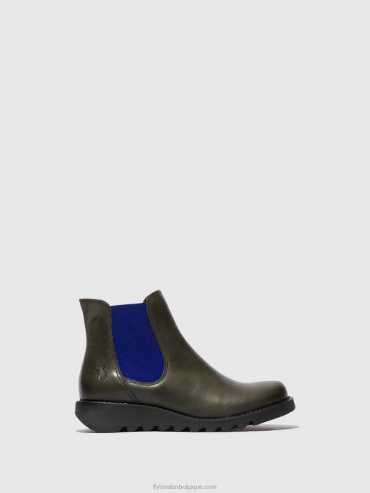 bottines chelsea Fly London femmes salv diesel (élastique bleu) 0FBB118
