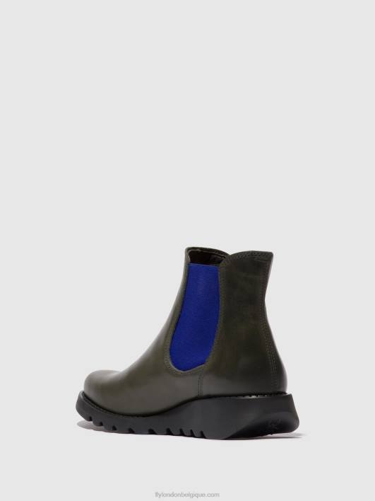 bottines chelsea Fly London femmes salv diesel (élastique bleu) 0FBB118