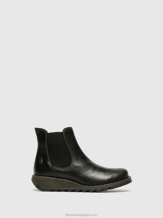 bottines chelsea Fly London femmes salv noir 0FBB13