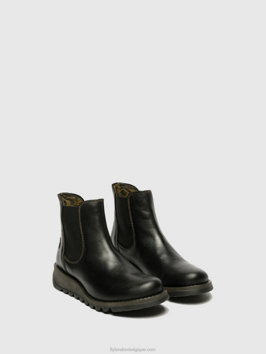 bottines chelsea Fly London femmes salv noir 0FBB13
