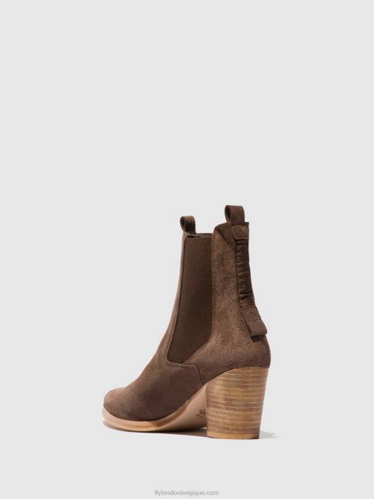 bottines chelsea aden824 Fly London femmes daim buffle 0FBB234