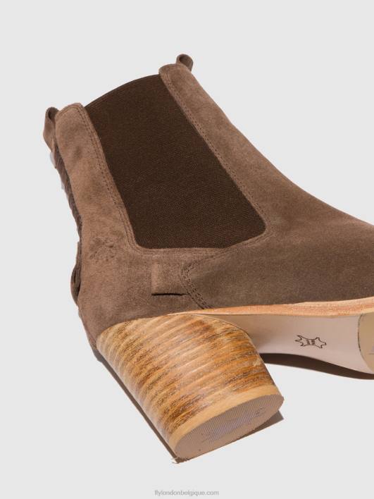 bottines chelsea aden824 Fly London femmes daim buffle 0FBB234