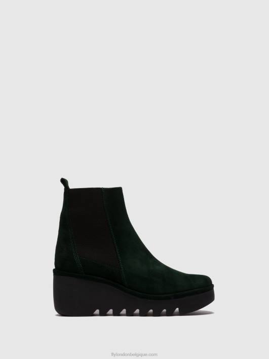 bottines chelsea bagu233 Fly London femmes forêt verte en suède 0FBB257