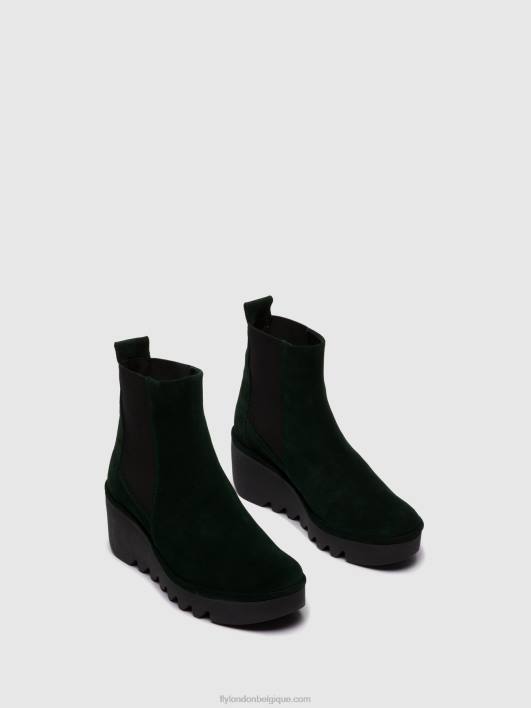 bottines chelsea bagu233 Fly London femmes forêt verte en suède 0FBB257