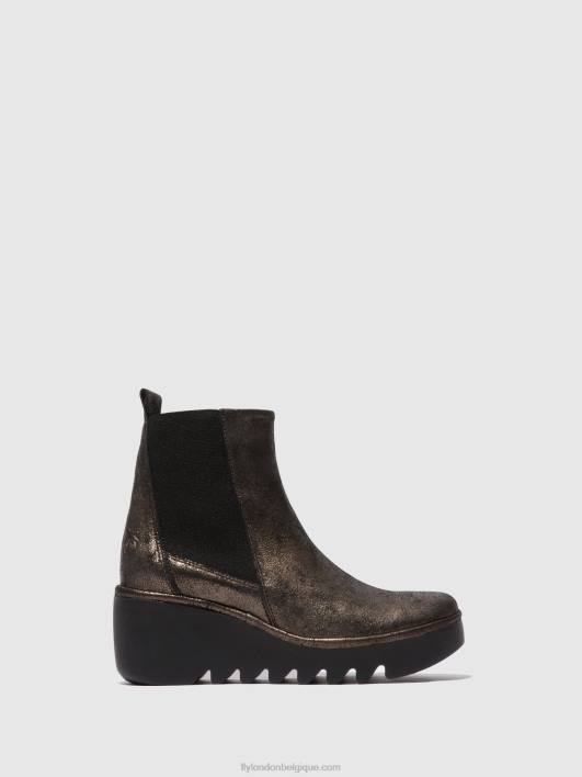 bottines chelsea bagu233 Fly London femmes graphite frais 0FBB236