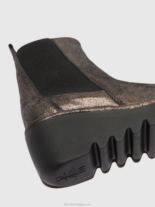 bottines chelsea bagu233 Fly London femmes graphite frais 0FBB236