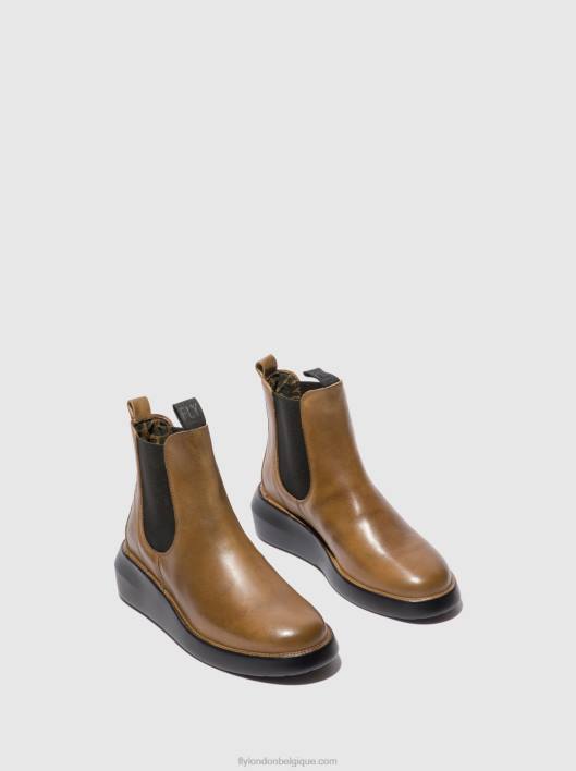 bottines chelsea bety502 Fly London femmes tapis chameau 0FBB233