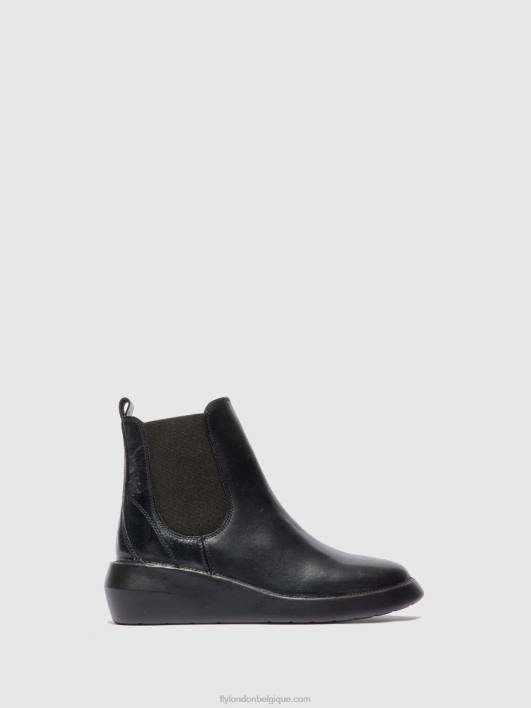 bottines chelsea bety502 Fly London femmes tapis noir 0FBB232