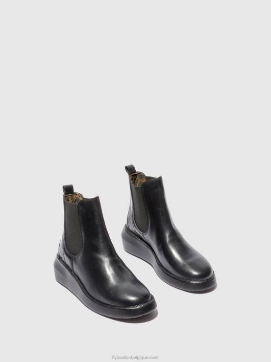 bottines chelsea bety502 Fly London femmes tapis noir 0FBB232
