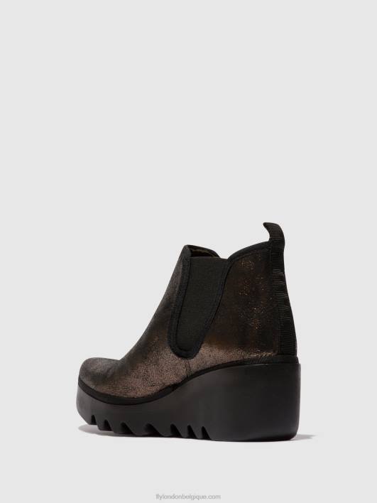 bottines chelsea byne349 Fly London femmes graphite 0FBB154