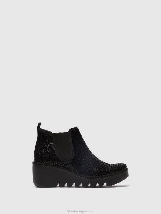 bottines chelsea byne349 Fly London femmes taches anthracite 0FBB149