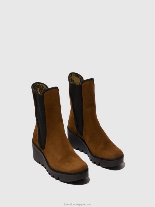 bottines chelsea byro395 Fly London femmes chameau 0FBB146