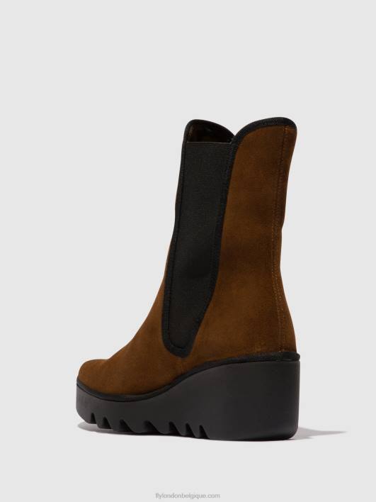 bottines chelsea byro395 Fly London femmes chameau 0FBB146