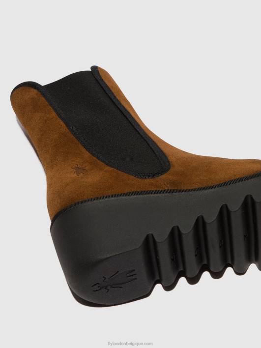 bottines chelsea byro395 Fly London femmes chameau 0FBB146
