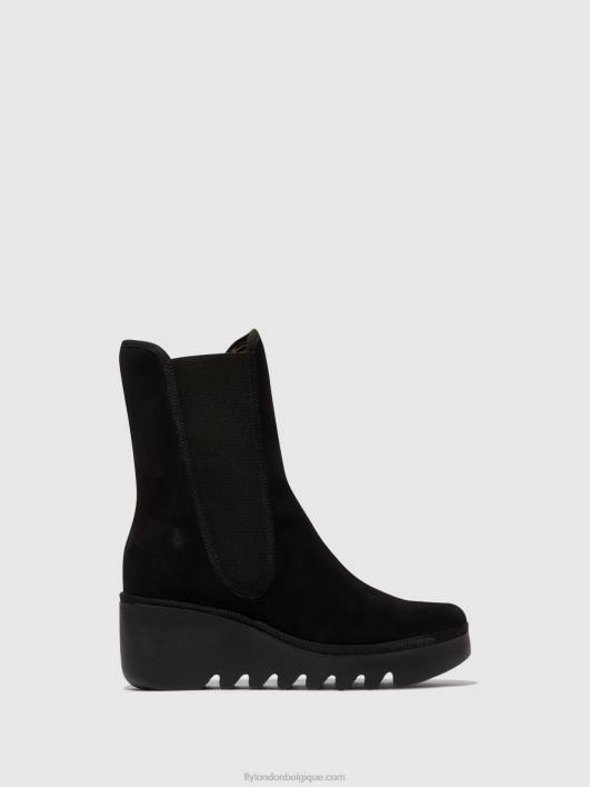bottines chelsea byro395 Fly London femmes noir 0FBB145