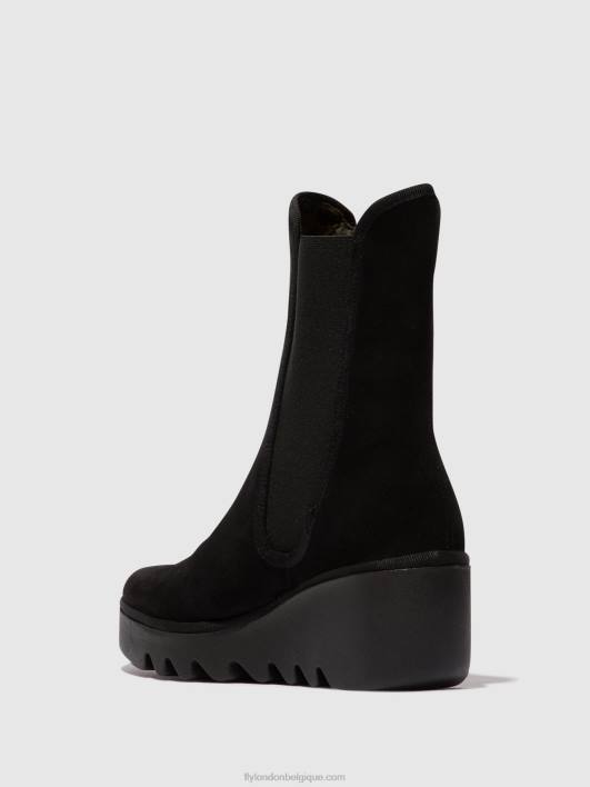 bottines chelsea byro395 Fly London femmes noir 0FBB145