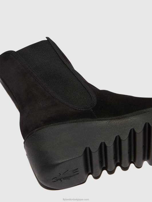 bottines chelsea byro395 Fly London femmes noir 0FBB145