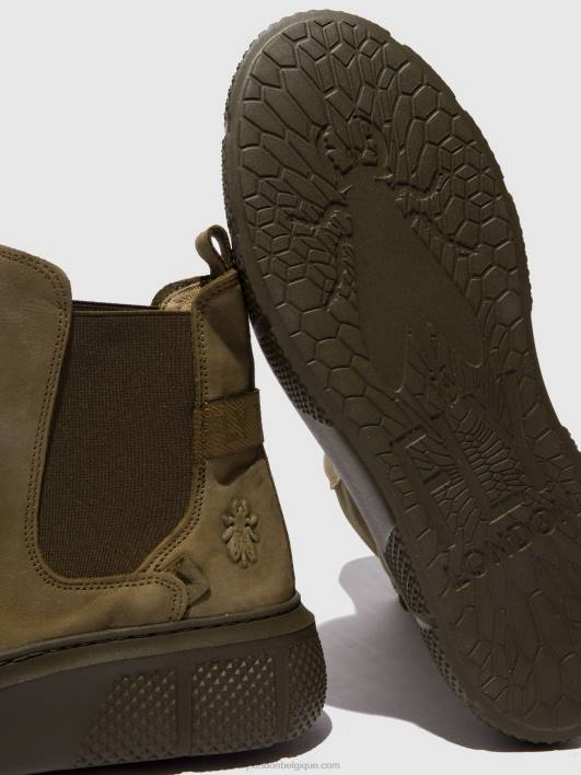 bottines chelsea ebbe479 Fly London femmes sorano militaire 0FBB228