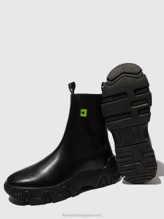 bottines chelsea faty885 Fly London femmes tonnerre noir 0FBB159