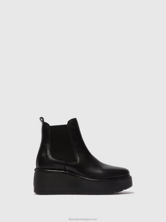bottines chelsea hama238 Fly London femmes noir 0FBB138