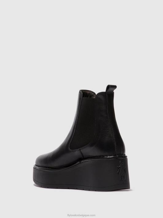 bottines chelsea hama238 Fly London femmes noir 0FBB138