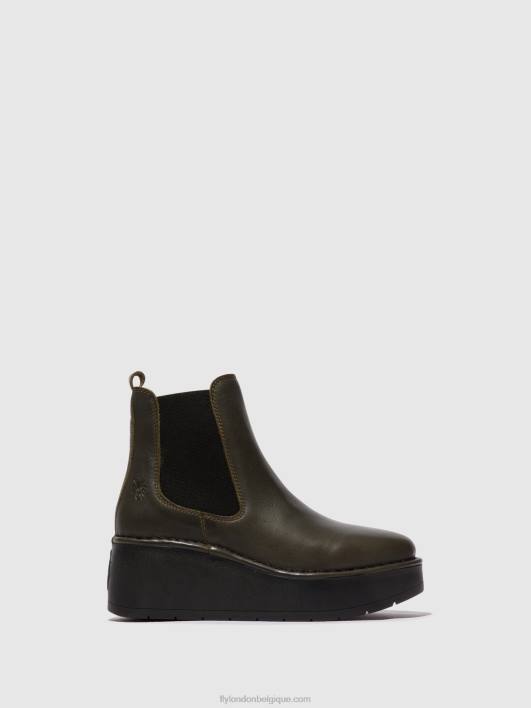 bottines chelsea hama238 Fly London femmes ns. vert 0FBB139